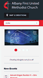 Mobile Screenshot of albanymethodist.org